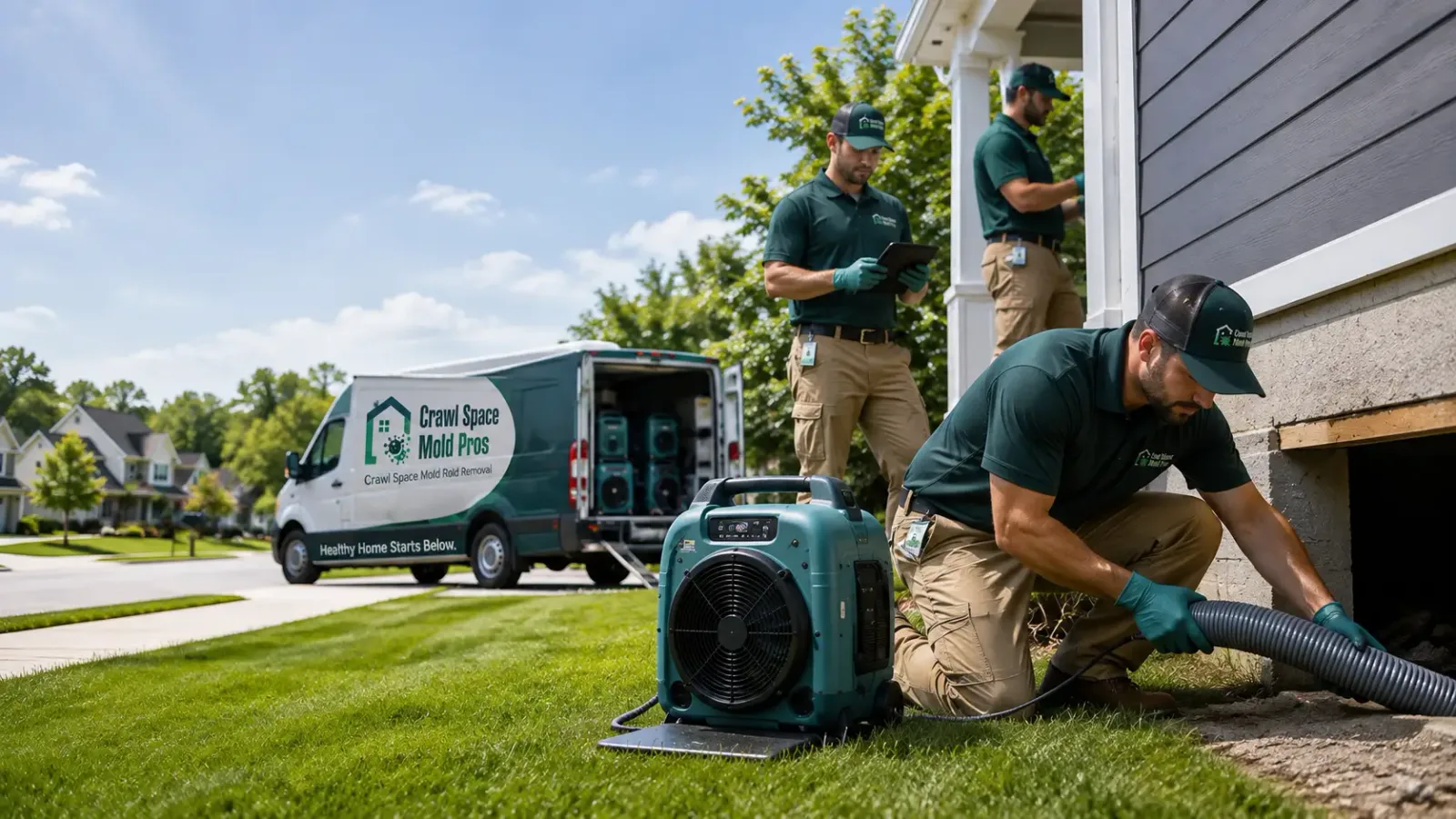 Crawl Space Mold Removal in Brookfield, MO